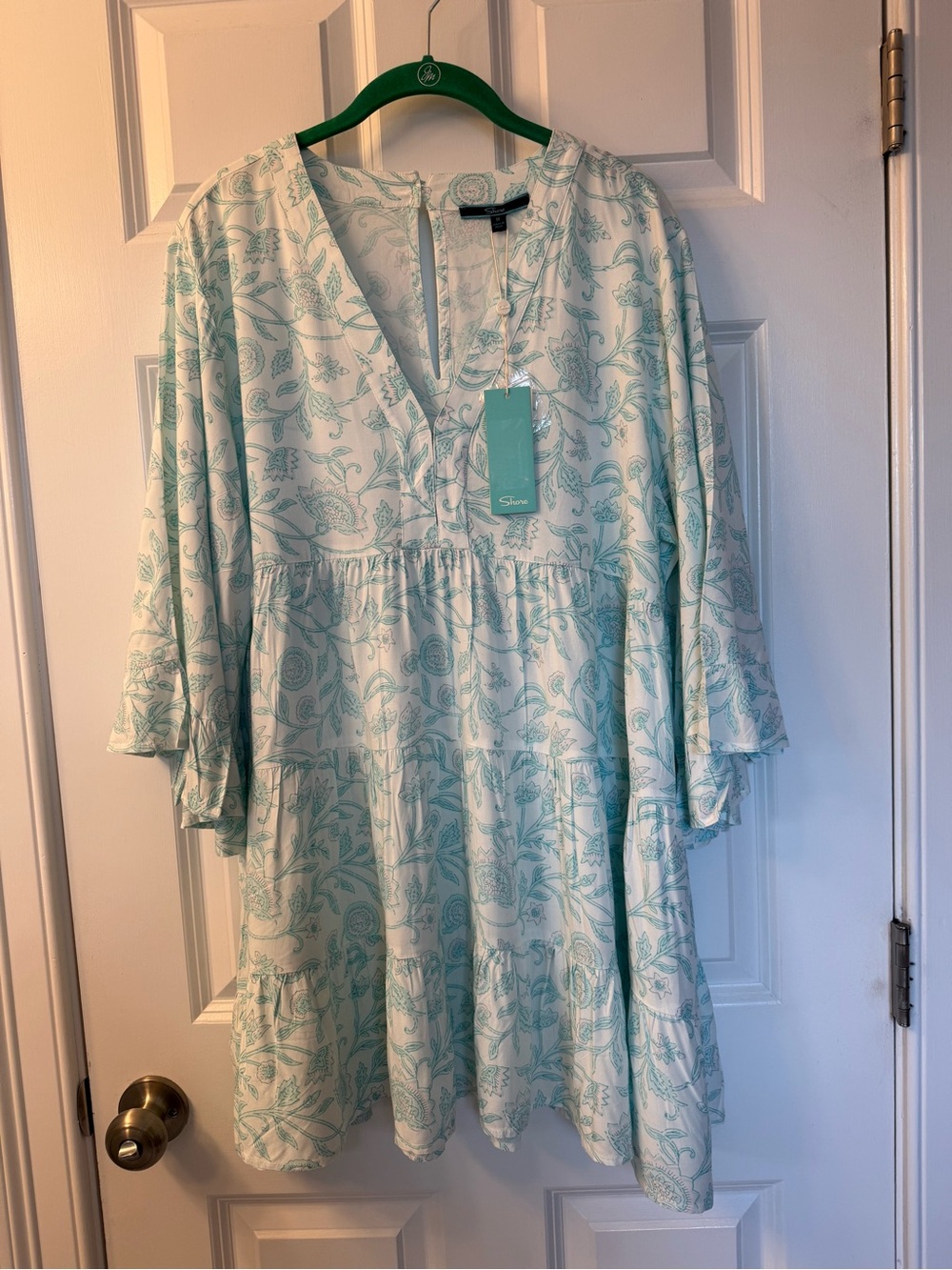 NWT Shore Women's Tiered Tunic Mini Dress